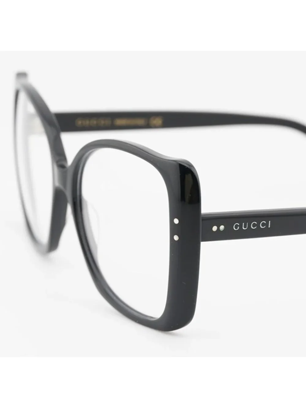 Gucci GG0473O 001 Eyeglasses Black 55mm Butterfly Frame